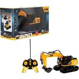 PopŞeker Uzaktan Kumandalı Full Fonksiyonlu Rc Kepçe - 1/24 Ölçek Paletli Ekskavatör - Sarı - Siyah
