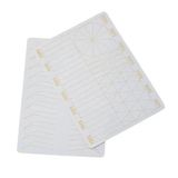 Popu Double Side PMU Practice Pads (5 Adet) Pixel Shading - Kalıcı Makyaj Deneme Derisi