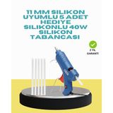 popüler 5 Silikon Hediyeli 40W Silikon Tabancası Ev ve Hobi Kullanımı 2026