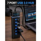 popüler 7 Port USB 3.0 Çoklayıcı Hub 5Gbps Veri Aktarım Adaptörü 2026