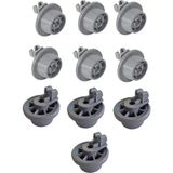 Populer Bosch Siemens 611475 Uyumlu Alt Sepet Tekeri IQ100 IQ300 IQ500 IQ700 Bulaşık Makinesi 10 adet