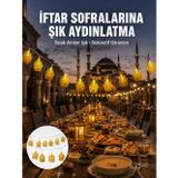 popüler Dekoratif Ramazan LED Işık Pilli Cami Tasarımlı Zincir Aydınlatma Yeni Nesil 2026