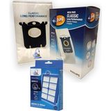 Popüler Elektrolux Uyumlu Classic Silence Zcz 2000 Mega 12'li Paket Toz Torbası + Hepa Filtre