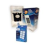 Popüler Elektrolux Uyumlu Jetmaxx Dust ve Gone Zjm 68fd1...9 Mega 12'li Paket Toz Torbası + Hepa Filtre