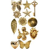 Popüler Gold Sticker Telefon Laptop Notebook Tablet Defter Matara Stiker Etiket ST1446