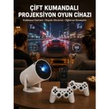 popüler Kablosuz Mini Projeksiyon Cihazı Oyun ve Film İçin Taşınabilir Ev Sineması Yeni Nesil