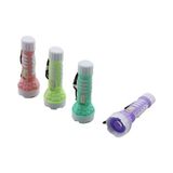 Popüler Sepet 1 Adet Mini Boy LED El Feneri - Pilli - Renkli Plastik