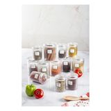 Popüler Sepet 12'li Barok Yuvarlak 2 Boy Kavanoz Seti & Saklama Kabı & Erzak Kabı 6*500 ML,6*250 Ml)