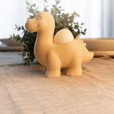 Popüler Sepet 3D Baskı Dinozor Yumurtalık - Sevimli Eggosaurus Yumurta Tutucu-Bej