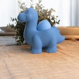 Popüler Sepet 3D Baskı Dinozor Yumurtalık - Sevimli Eggosaurus Yumurta Tutucu-Mavi