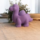 Popüler Sepet 3D Baskı Dinozor Yumurtalık - Sevimli Eggosaurus Yumurta Tutucu-Mor