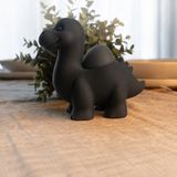 Popüler Sepet 3D Baskı Dinozor Yumurtalık - Sevimli Eggosaurus Yumurta Tutucu-Siyah