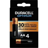 Popüler Sepet 4lü Optimum Aa Kalem Pil
