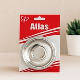 Popüler Sepet 6lı Metal Çay Tabağı Seti