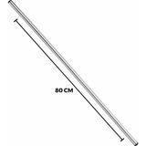 Popüler Sepet Alüminyum Metal Oklava 80 cm