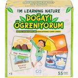Popüler Sepet Doğayı Öğreniyorum Eğitici Oyun Kartları - CAEGT-5053