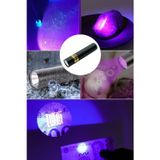 Popüler Sepet Mini Cep Boy USB İle Şarj Olan Oje Kurutucu Para Kontol LED UV Mor Işık El Feneri