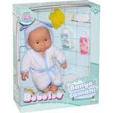 Popüler Sepet Nessiworldman, Bebelou Banyo Zamanı Bebek Seti, 35 cm / +3 Yaş - 030031