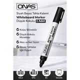 Popüler Sepet Onas Siyah Beyaz Tahta Kalemi Whiteboard Marker Düşük Kokulu 1 Adet
