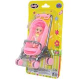 Popüler Sepet Oydaş, Anlily Pusetli Bebek / Kartela / +3 Yaş - 02424