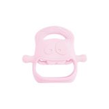 Popüler Sepet Pembe Bebek Silikon Diş Kaşıyıcı