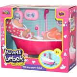 Popüler Sepet Pilli Küvette Duş Yapan Bebek - 02605
