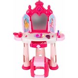 Popüler Sepet Pretty Pinky Işıklı ve Sesli Makyaj Masası Oyun Seti