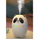 Popüler Sepet Sevimli Panda Figürlü Hava Nemlendirici – Ultrasonik Soğuk Buhar Makinesi, (LED Işıklı)