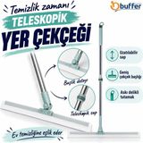 Popüler Sepet Teleskopik Oynar Başlıklı Cam,zemin Silme Aparatı Çekçek