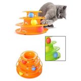 Popüler Sepet Tower Of Tracks 3 Katlı Kedi Oyuncağı