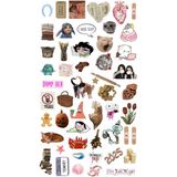 Popüler Sticker Telefon Laptop Notebook Tablet Defter Matara Stiker Etiket ST1099