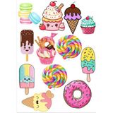 Popüler Sticker Telefon Laptop Notebook Tablet Defter Matara Stiker Etiket ST1215