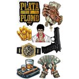 Popüler Sticker Telefon Laptop Notebook Tablet Defter Matara Stiker Etiket ST1277