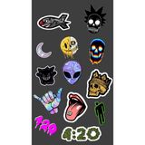 Popüler Sticker Telefon Laptop Notebook Tablet Defter Matara Stiker Etiket ST1434