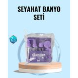 popüler Taşınabilir 5’li Seyahat Banyo Seti Şampuanlık Sprey Krem Kutusu 2026