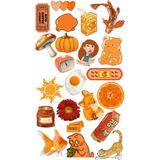 Popüler Turuncu Sticker Telefon Laptop Notebook Tablet Defter Matara Stiker Etiket ST1751