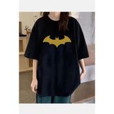 Populus Batman Logo Tişört - Siyah
