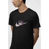 Populus Demon Slayer Tanjiro Minimal Logo Tişört - Siyah