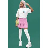 Populus Supergirl Superman Sevgili/çift/arkadaşlık 2'li Tişört Seti - 2XL - Beyaz