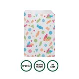 PorBig 20 Adet 13*20cm Bayram Temalı Hediye Paketi | Harçlık, Şeker, Çikolata, Paket Kağıdı