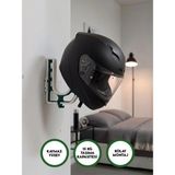 PorBig Kask & Mont Tutucu | Motosiklet, Scooter, Bisiklet Teçhizat Askılığı Beyaz-Yeşil