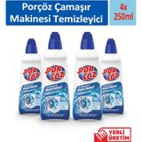 Porçöz 250 ml Çamaşır Makinesi Temizleyici (4 adet)