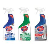 Porçöz Banyo-Mutfak-Kireç Çözücü 750 ml 3 Lü Set