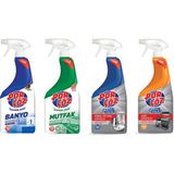 Porçöz Banyo-Mutfak-Yağ-Kireç Çözücü 750 ml 4 Lü Set
