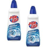 Porçöz Çamaşır Makinesi Temizleyici 250 ml x 2 Adet - 500 ml