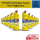 Porçöz Çamaşır Suyu Yaz Yağmuru 750 ml x 12 Adet