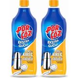 Porçöz Ekstra Güçlü Pas ve Kireç Çözücü 1l x 2 Adet