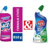 Porçöz Hijyenik Tuvalet Temizleyici Ace Ultra Yoğun Çamaşır Suyu Ferahlık Etkisi 810 gr - 810 ml