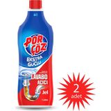 Porçöz Jel Lavabo Açıcı 1 lt 2'li Paket - 2 lt