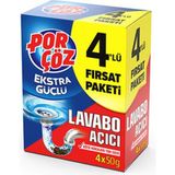 Porçöz Lavabo Açıcı Granül 4 x 50 G ( 5 Adet )